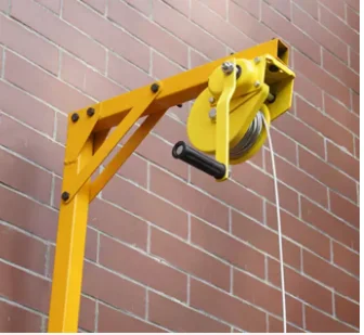 Mini Crane Portable Lifting Cranes With Hand Winch For Installation Of Air Conditioning