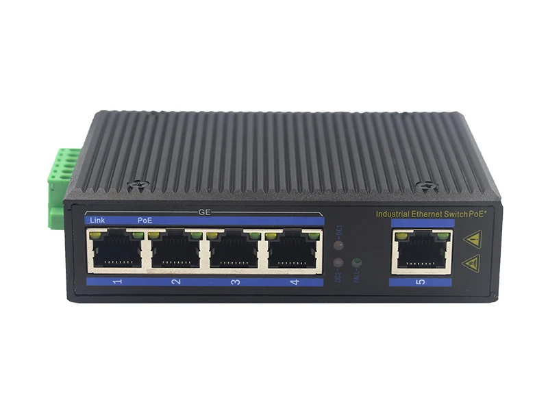Latest hot selling DC12-48V outdoor 5 port optical fiber media converter