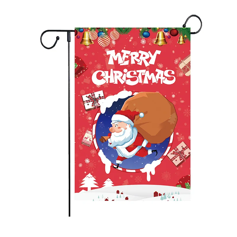 manufacture offer polyester garden flag decoration garden flag