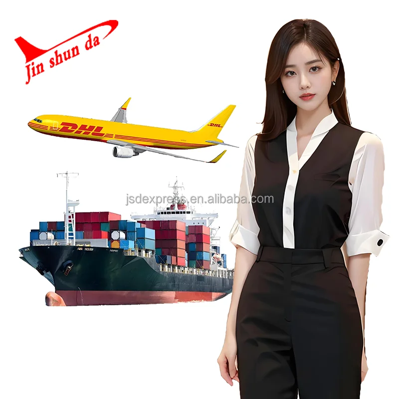 Logistics services air express by  DHL UPS Fedex ddu to Gambia Mali Burkina Faso Guinea shipping agent in china