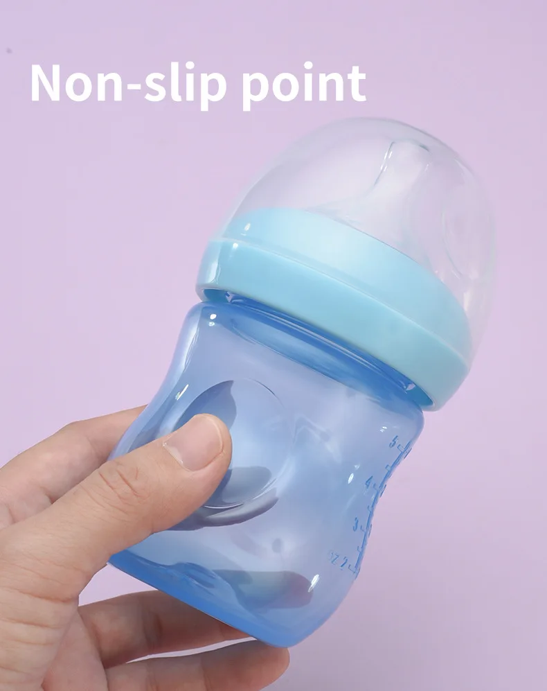 Adjustable Manual Breast Pump Food Grade Hand Pump for Breastfeeding With 120ML Baby Feeding Bottle