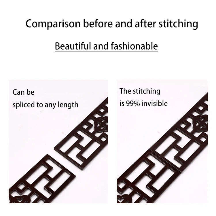 Self Adhesive Mirror Border Stickers For Home Hotel DIY Decor