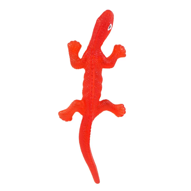 TPR Material Sticky Animals lizard Toys Soft pvc Sticky Jelly Novelty Funny Toys for Kids