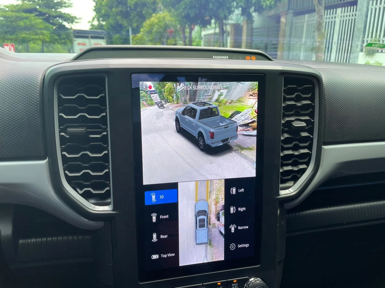 HD 3D LVDS 360 Around View Car Panoramic Camera For Ford Ranger Everest 2019-2023 Dynamic Trajectory Touch screen Car mode