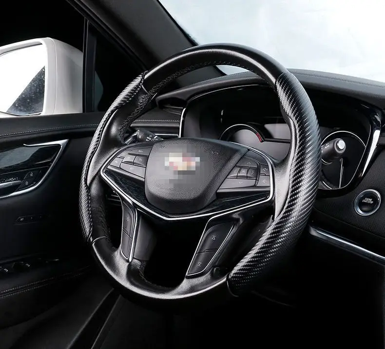 Wholesale Anti-slip Best Seller Easy Installation New Style Carbon Fiber Universal Car Steering Wheel Cover