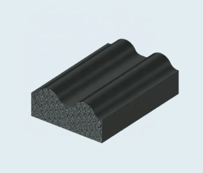 epdm extruded rubber profile rubber waterproof gasket