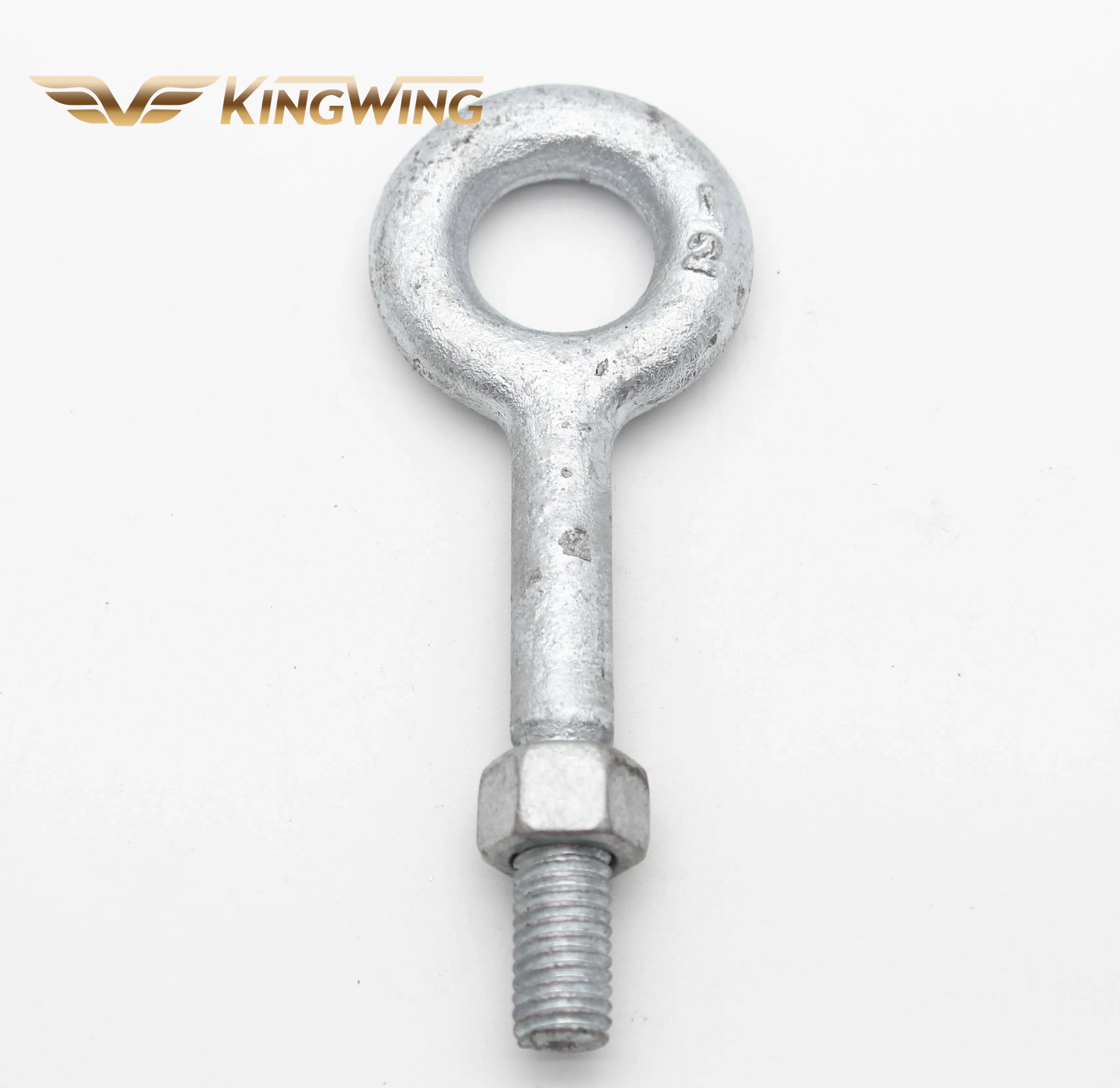 G- 291 US Type  Hot Dipped Galvanized HDG Carbon steel Regular lifting Nut Eye Bolt with Imperial Threads