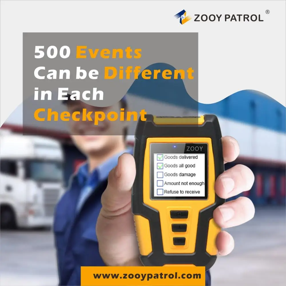 ZOOY Z-6900 gps guard tour system track security rounds guard location in real time