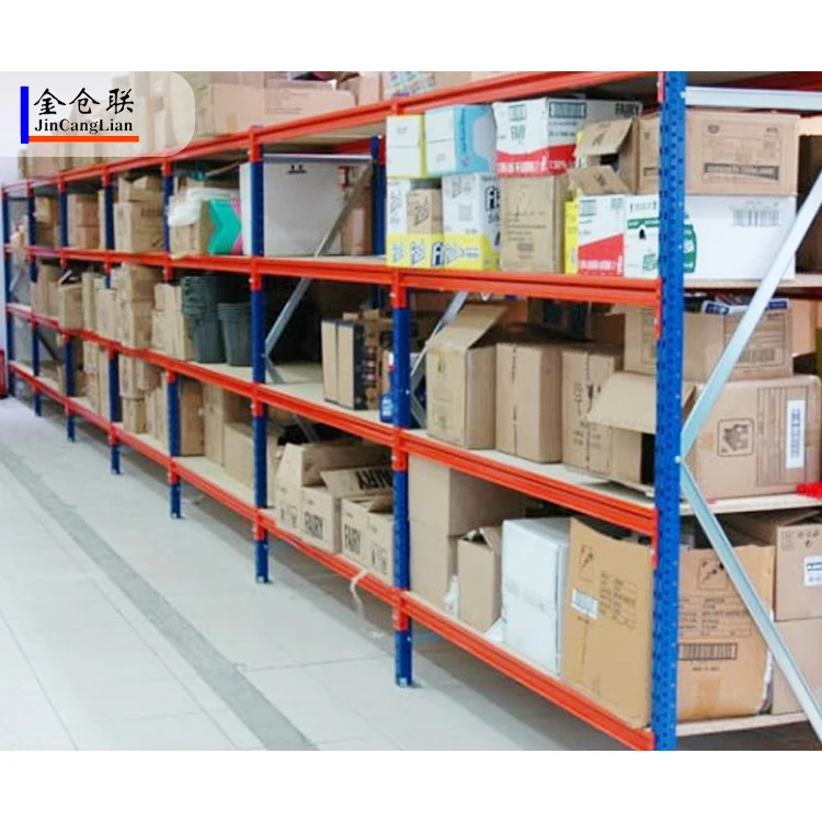 Warehouse Garage Industrial Multilevel Shelves Metal Longspan Shelving Storage Iron Racks