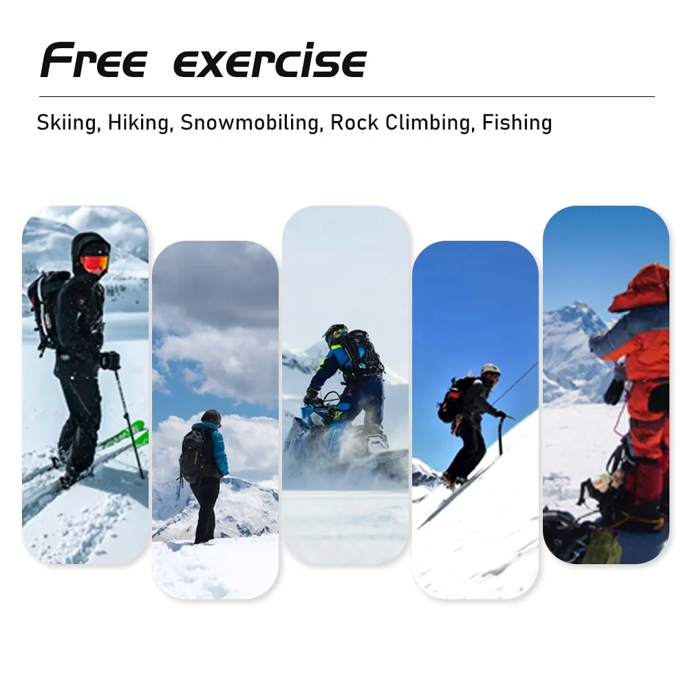 Warm Wireless Battery Prower Long Smart Heated Ski Socks with Heating Custom Design Winter Lithium-ion Battery Unisex Adults