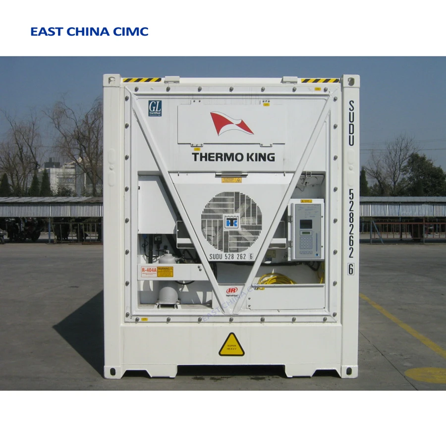 20ft 25Tons Reefer ISO Tank Container With Thermo King For Meat Transport