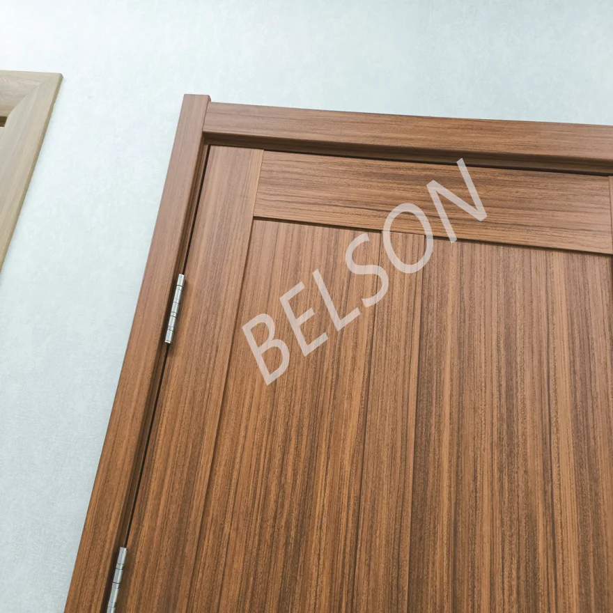 Factory Wholesale Popular WPC Door Bedroom Interior Wood Door For Houses Interior Wooden Doors