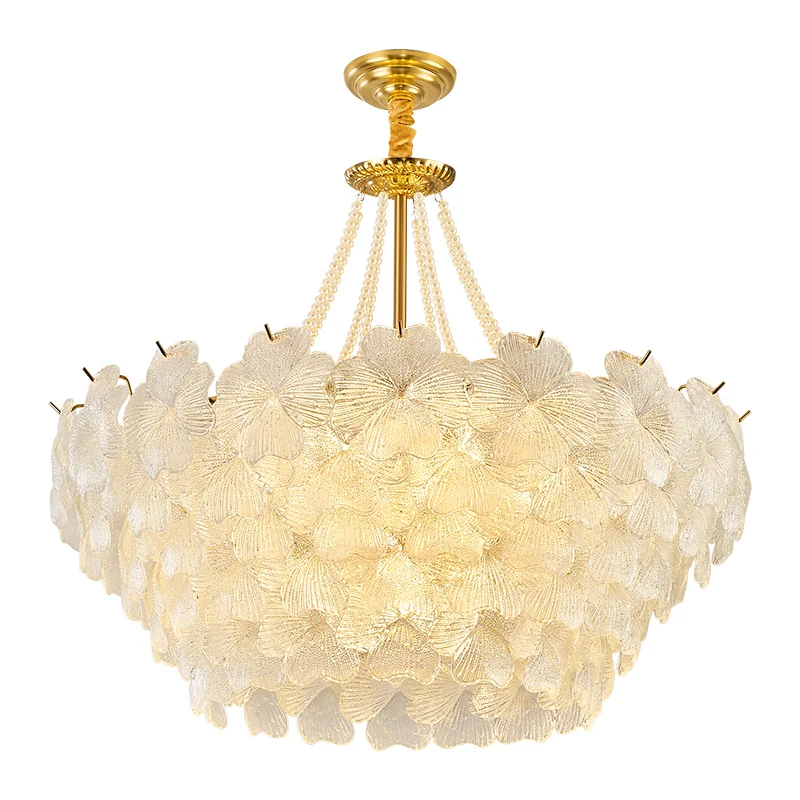 America Modern Hand Blown Globe Glass Ball Pendant Light Luxury Steel Chandelier For Restaurant Indoor Dining Room Living Room