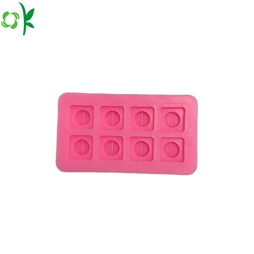 OKSILICONE Wholesale Silicone Molds Pill Capsules Molds Round Cylinder Shape Candy Silicone Molds for Resin Making Eco-friendly