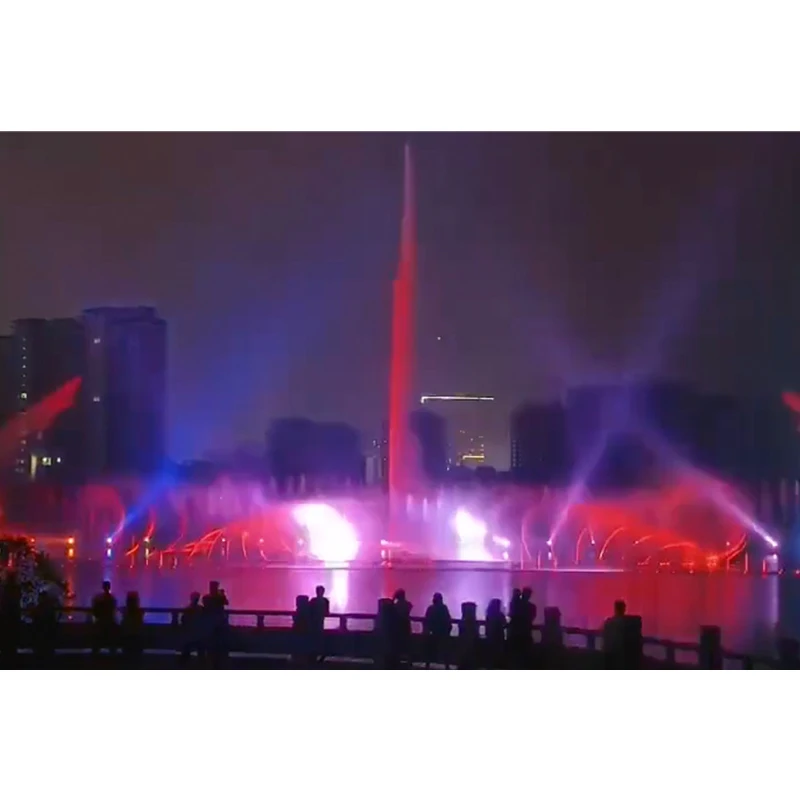 Multimedia Controlled Water Fountain Pool Musical Dancing Swing Fountain Show Outdoor