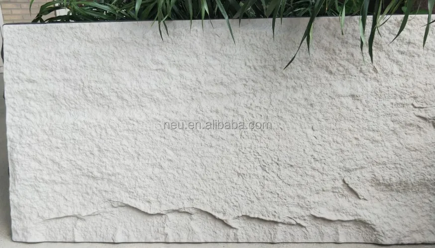 Artificial PU stone decoration cladding panels stones exterior wall cladding home pink 3d wall panel