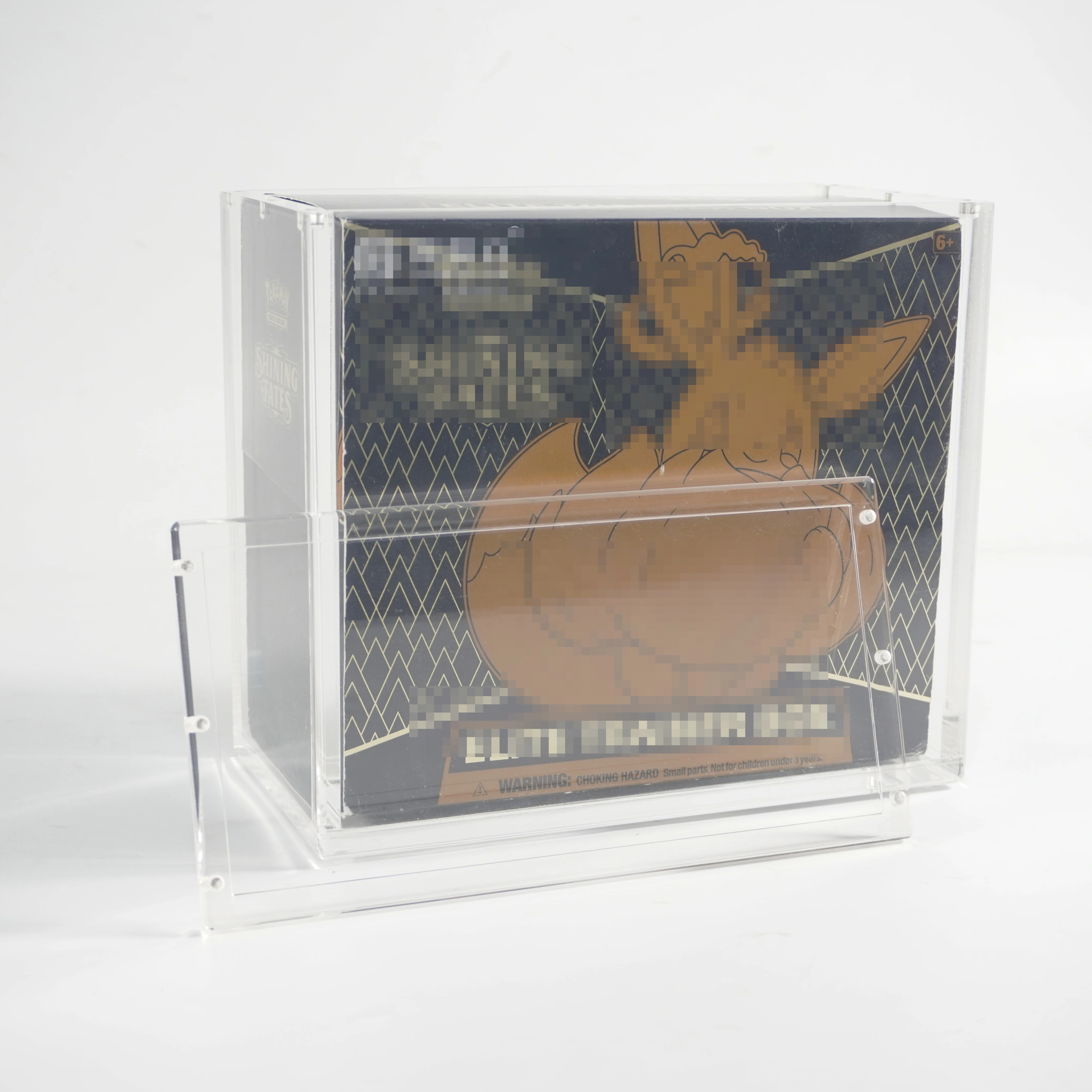 Hard Box Magnetic Lid Elite Trainer Box Custom ETB Acrylic  Box Pokemoned Protector Case for display