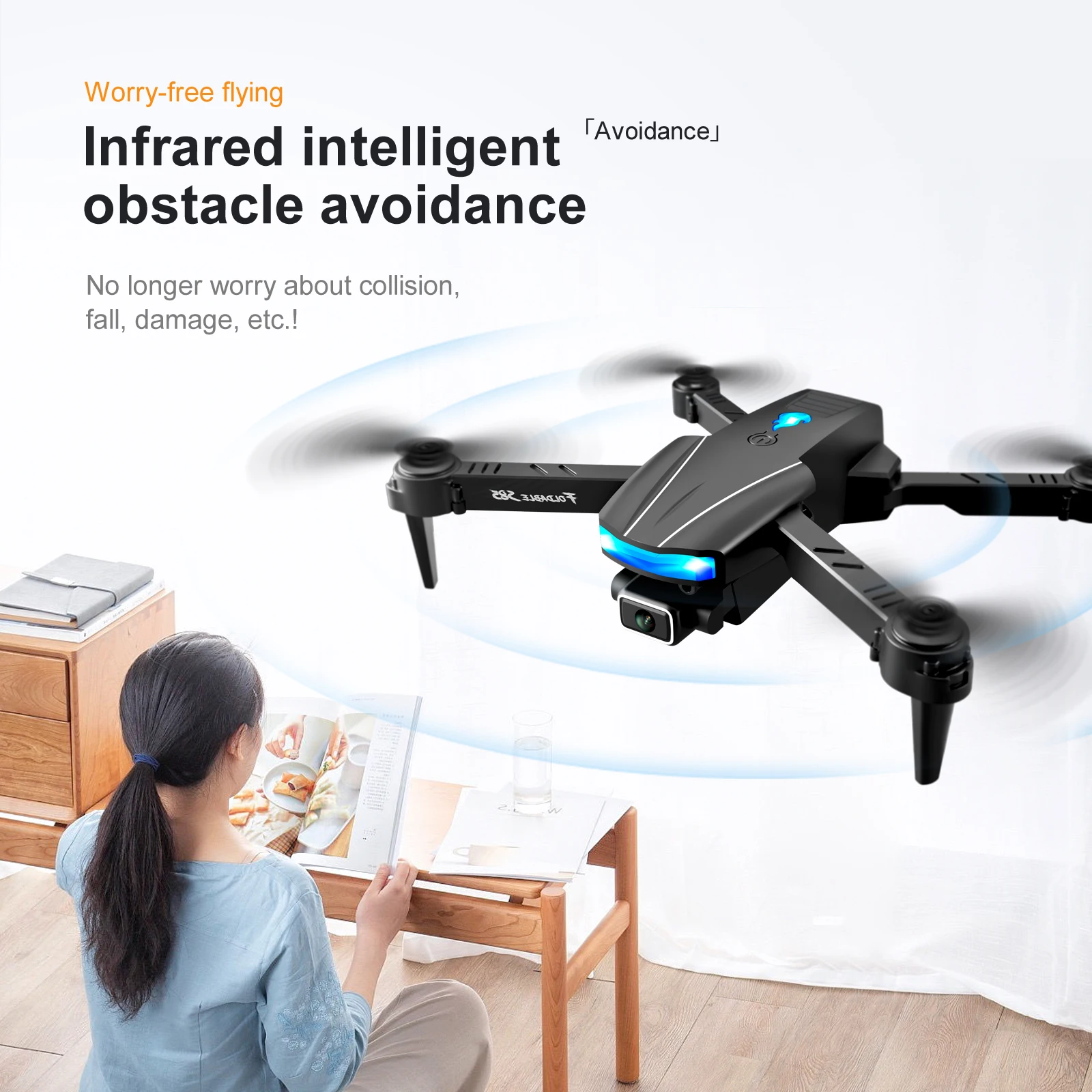 Factory Customized Black Small Remote Control Drone With 4k Camera