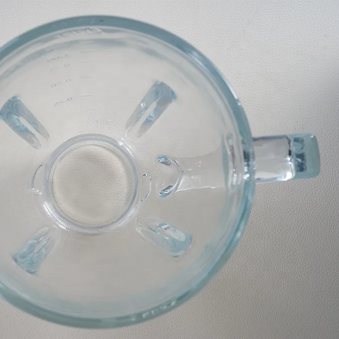 Wholesale kitchen appliances blender glass cup 6 Cup part of blender glass jug replacement Vaso para licuadora oster blender jar