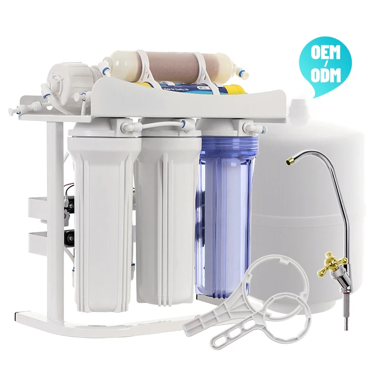 Adjust TDS 7 Stage Mineral Alkaline Water RO Water Filtration System Reverse Osmosis Water Treatment System
