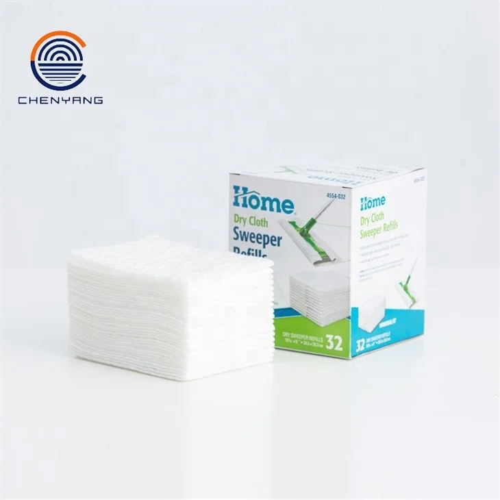 Dry Cloth Sweeper Refills Mop Cloth
