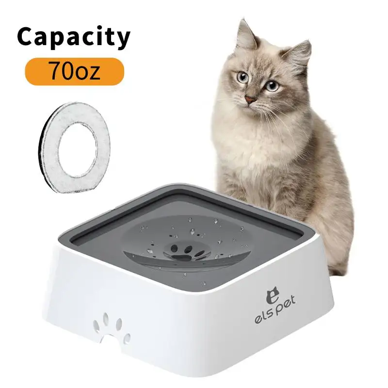 ELS PET Suppliers Manufacture customize Pet water Feeding bowl dog drinking bowl ABS Pet bowls