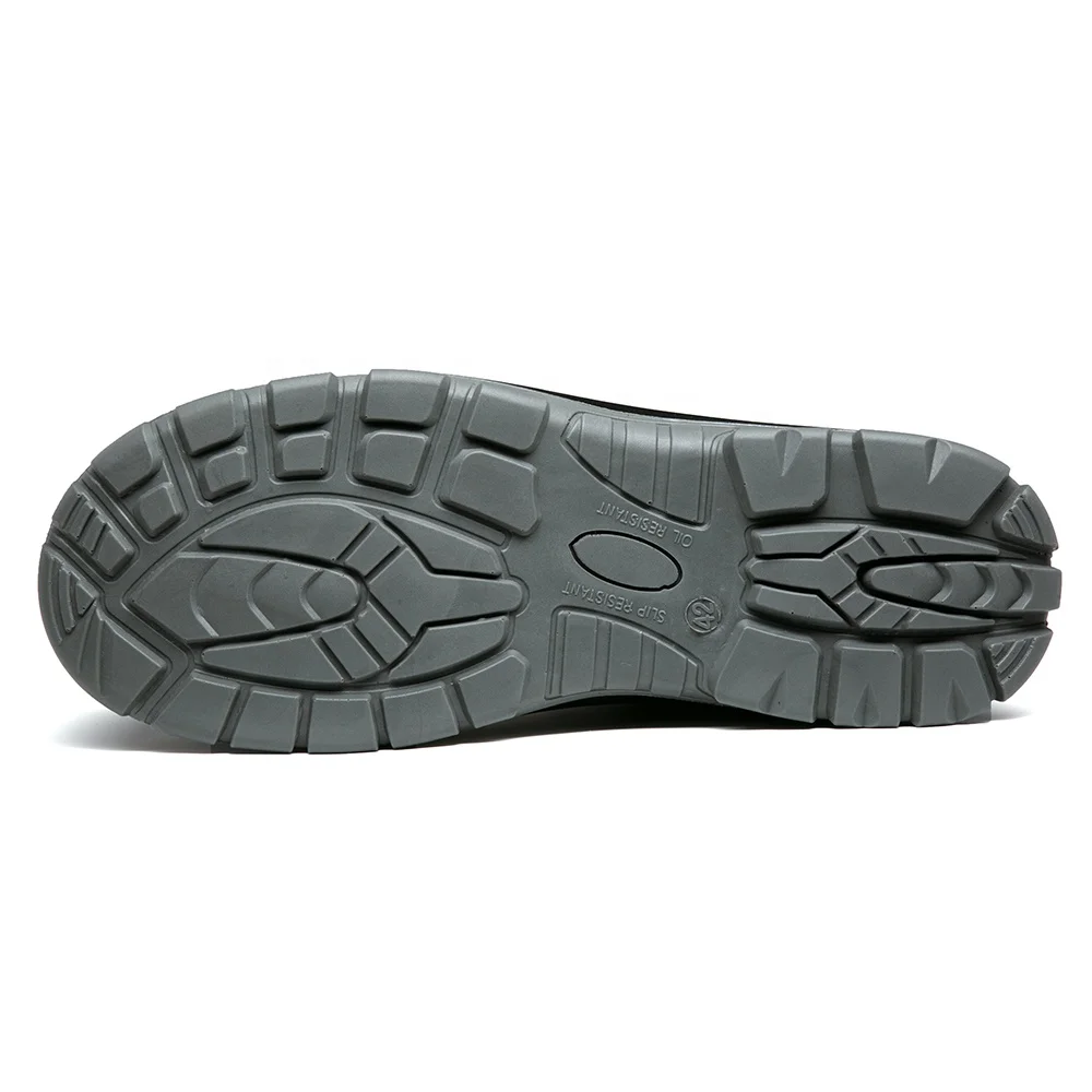 ZSTEP ZS-B015 Factory wholesale cheap S3 steel toe reflective men safety shoes work shoes injection PU sole oil slip resistant