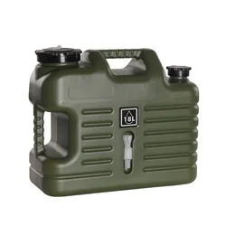 Outdoor Camping Bucket Food-grade Large-capacity Portable Storage Tank Household with Faucet Car Emergency Storage Bucket PE 12L