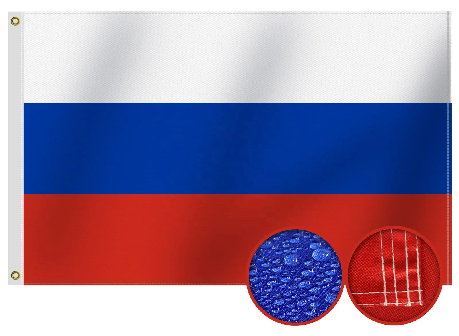 Двусторонний флаг 3 м