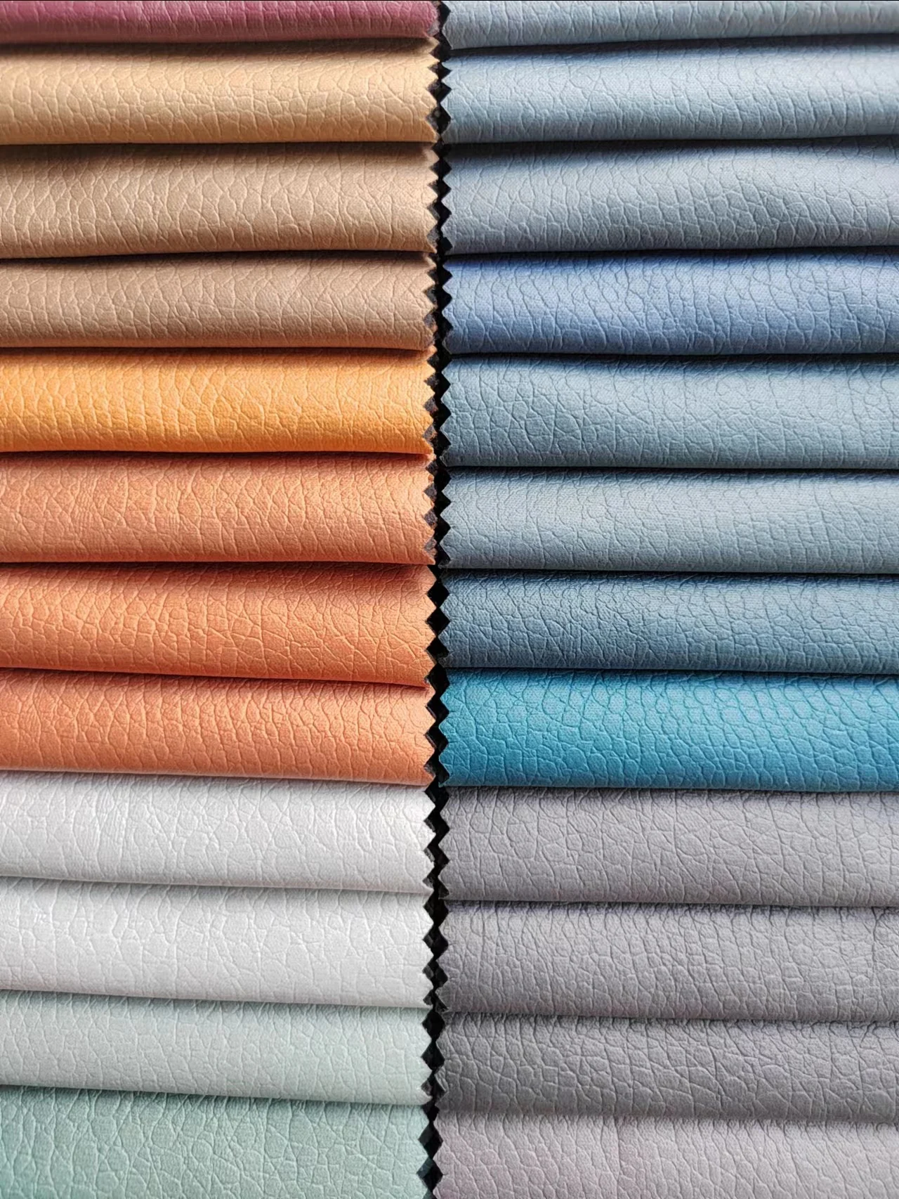 2022 new technology cloth 100% polyester sofa fabric and embossed leather  faux leather