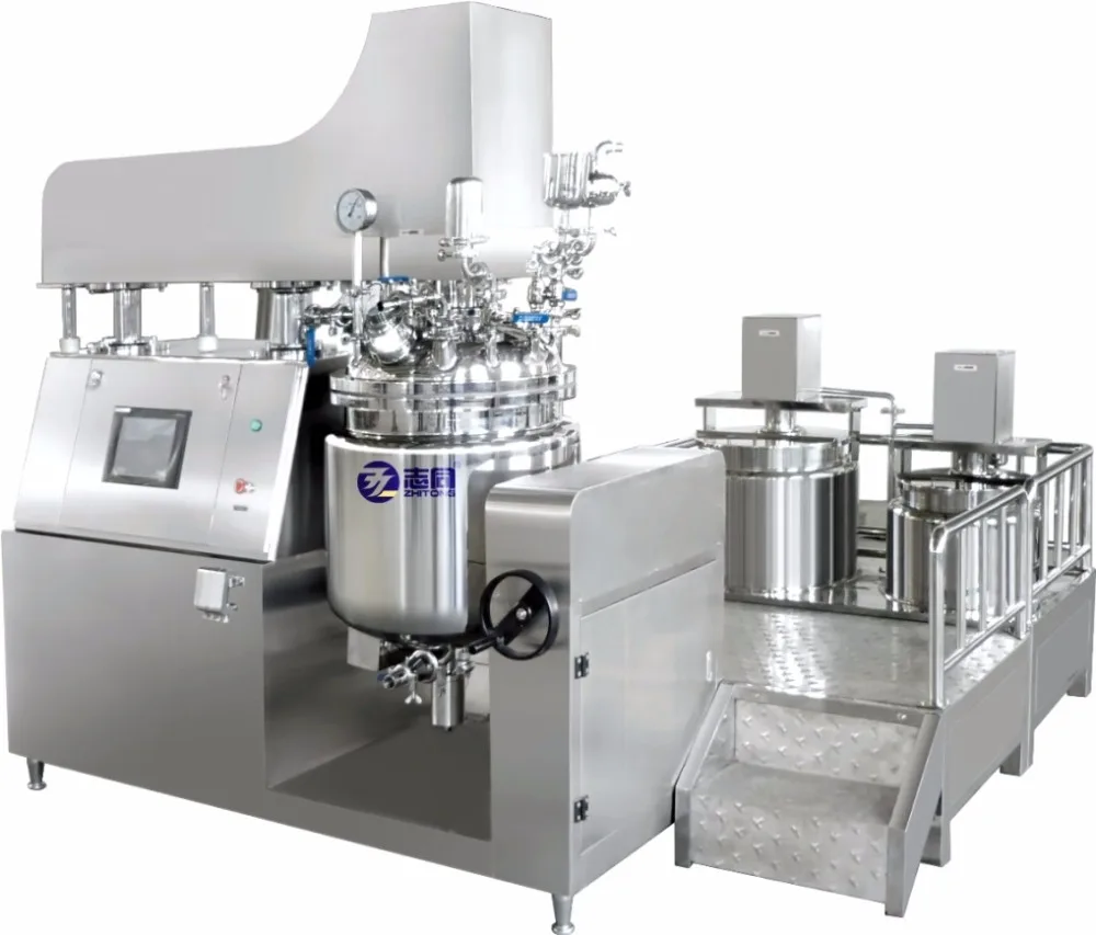 
ZT 50-5000L vacuum homogenizer emulsifying emulsifyier mixer machine mixing tank mixer machine 