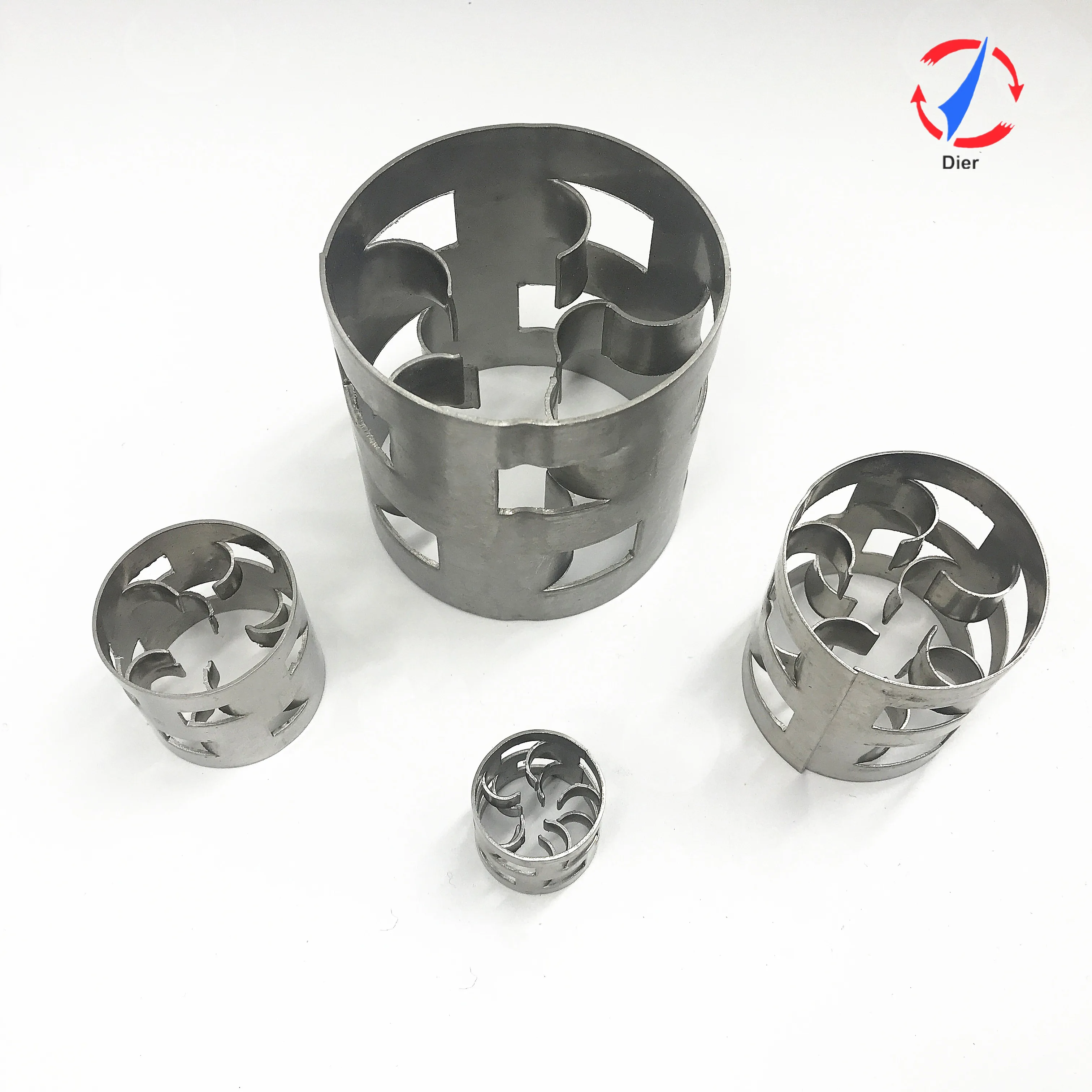 DIER 25mm 38mm 50mm 76mm Metallic Pall Ring with material SS304 SS316