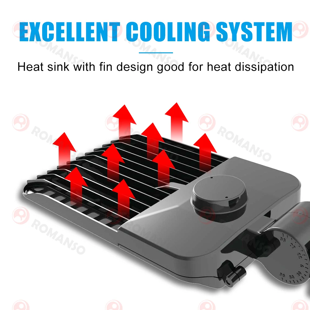 ROMANSO Hot Selling Led Street Light Shoebox 100W 150W 200W 240W 300W Led Parking Lot Lighting Area Light