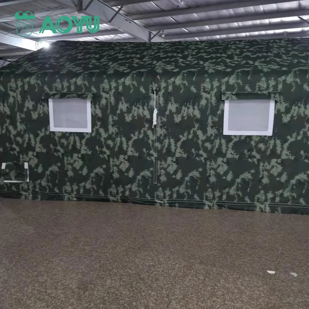 new design waterproof and fire-resistant pvc medical commercial inflatable Cover tent emergency living office