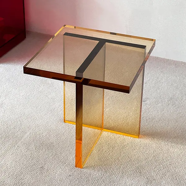 Modern Acrylic Block Table Multipurpose Modern Furniture for Use as Lap Desk Block Table