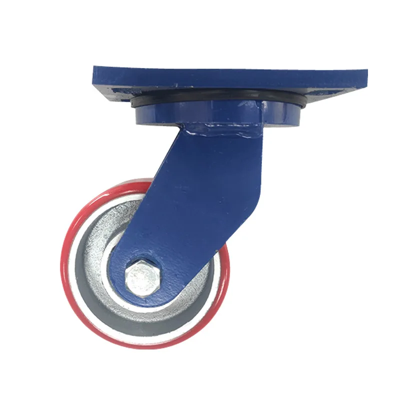 Material Handling Equipment Parts iron core 4 Ton Heavy Duty 8 Inch Polyurethane Industrial Caster Wheel