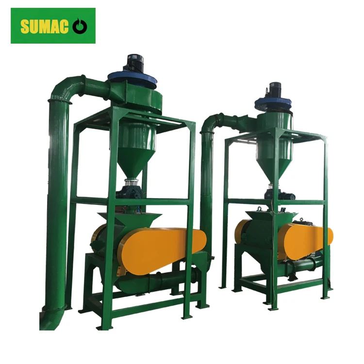 China Supplier Jiangsu Sumach Old Rubber Tyre Recycling Plant Rubber Particle Equipment