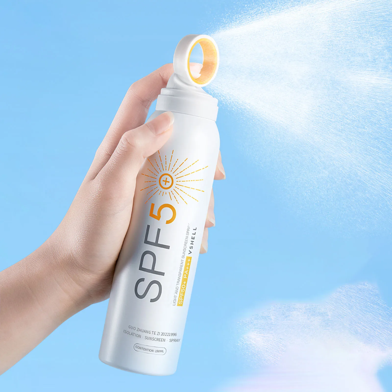 150 мл увлажняющий веганский солнцезащитный крем Spf 50 Солнцезащитный туман спрей для ежедневного использования