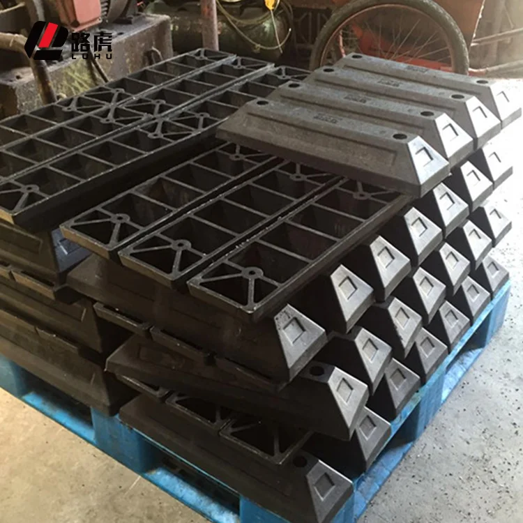 Wheel Stopper garage vehicle parking car tire Stopper heavy Rubber plastic single side Wheel Stopper