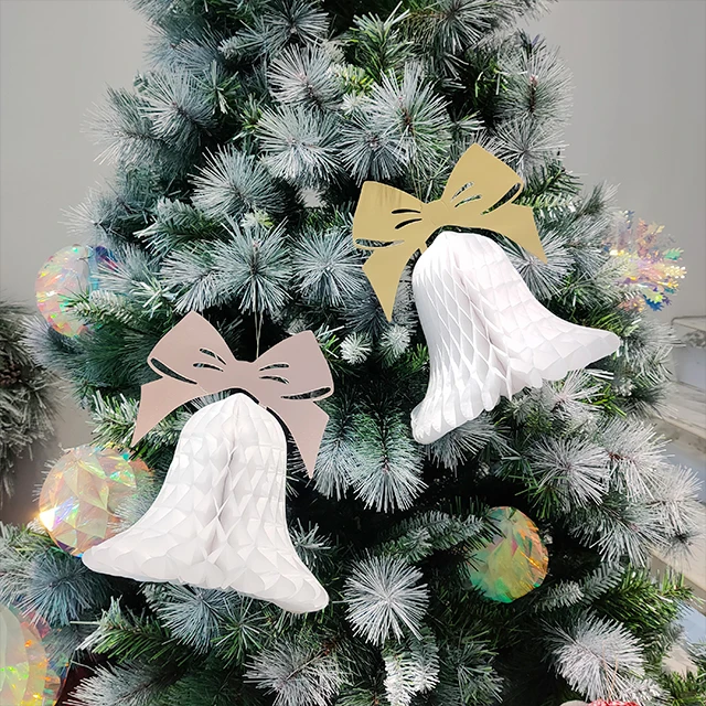 bell shape of paper decoration for wedding event