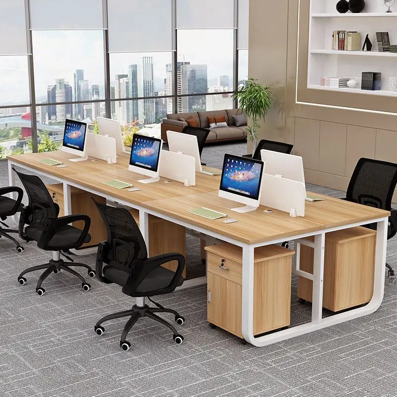 Wholesale Hot Sale Popular Factory Study Room Furniture 4 Person Cubicle Call Center Desk