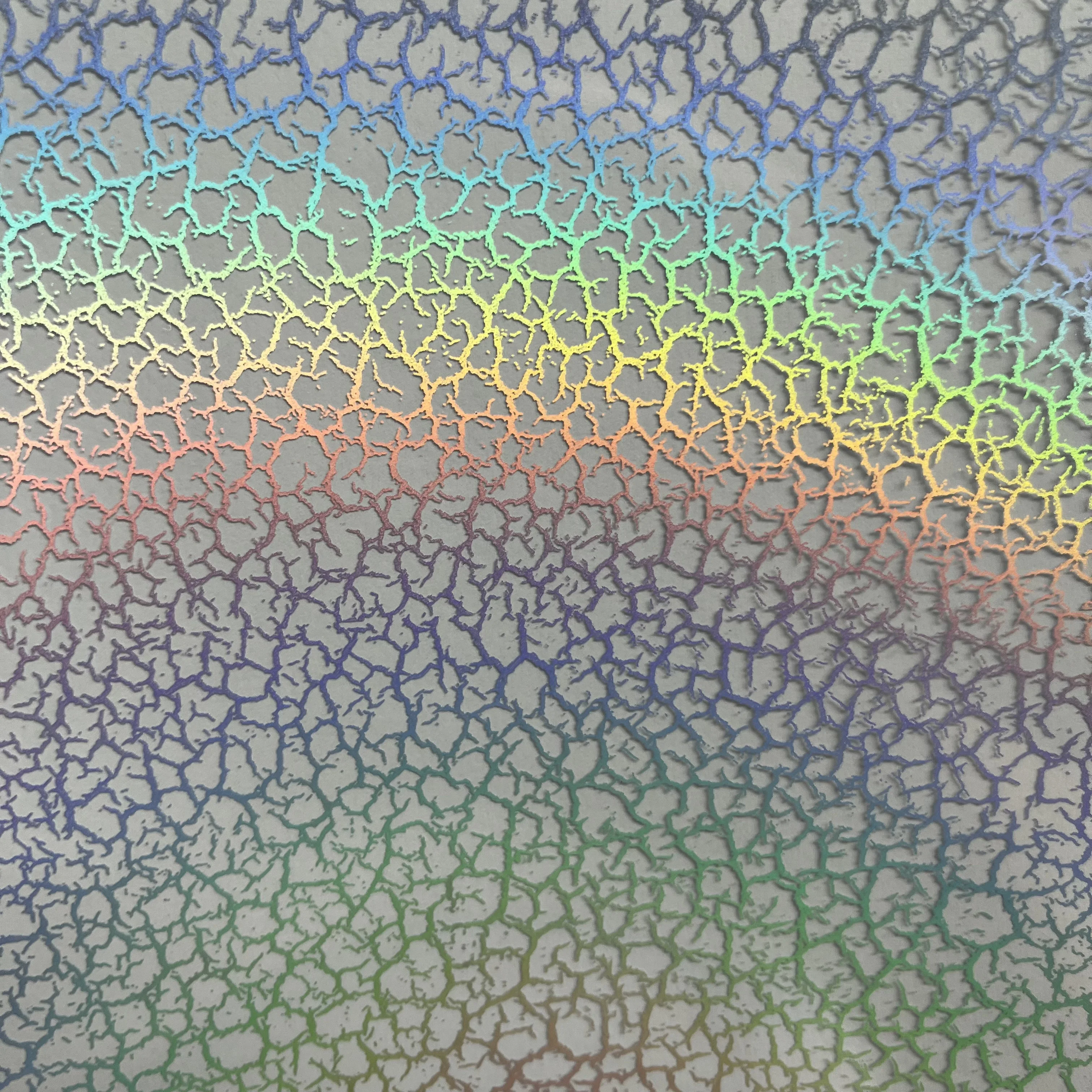 50cm laser effect square pattern water transfer printing hydrographics cubic film for hydro dip aqua print