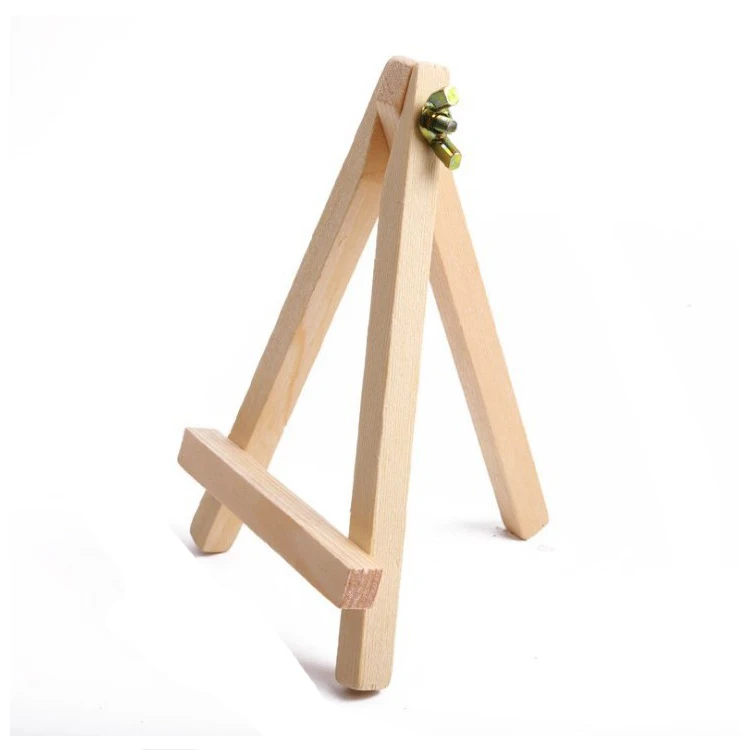 Wholesale Wooden Folding Easel Adjustable Sketch Mini Desk Art Easel for Artist Painting Wooden Easel stand