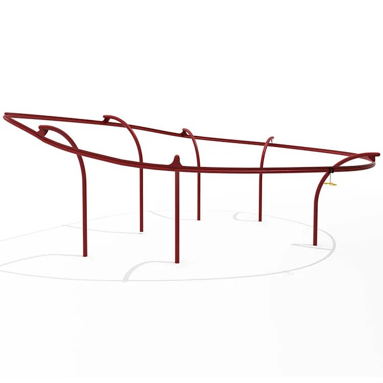 Customized Trampoline Park Roller Zip Line Outdoor Backyard Roller Zip Line for Sale