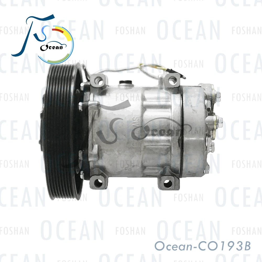 7H15 Air Conditioner Compressor For Volvo Truck FH16-D16C(16.1L)^D16E(16.1L) (2003-2008) Spare Parts 4134/4324/4326 CO193B