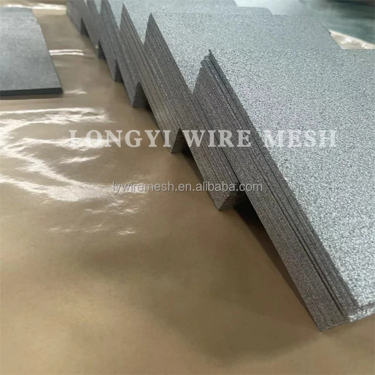 0.7mm-2mm titanium foam grade 2 sintered porous titanium ti foam