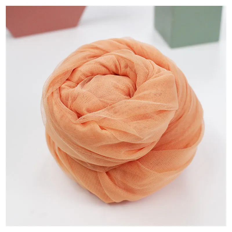 Low Price Breathable Rhombus 100% Polyester Roll Soft Mesh Tulle Fabric For Swimwear