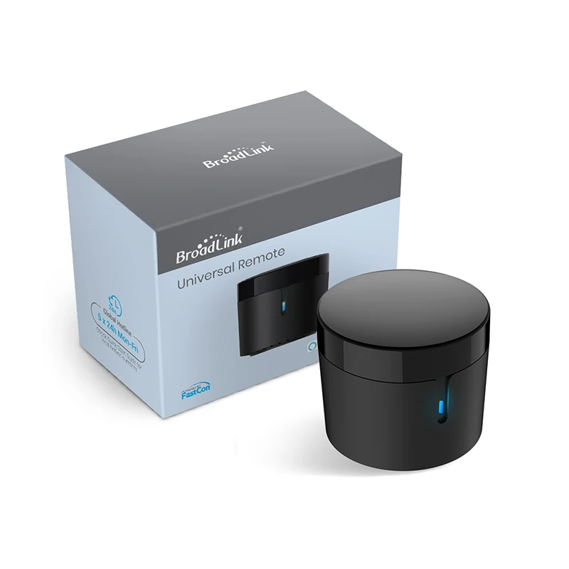 Smart home Alexa New Products BroadLink RM4 mini wifi smart ir remote voice control wifi ir blaster smart life wifi module OEM