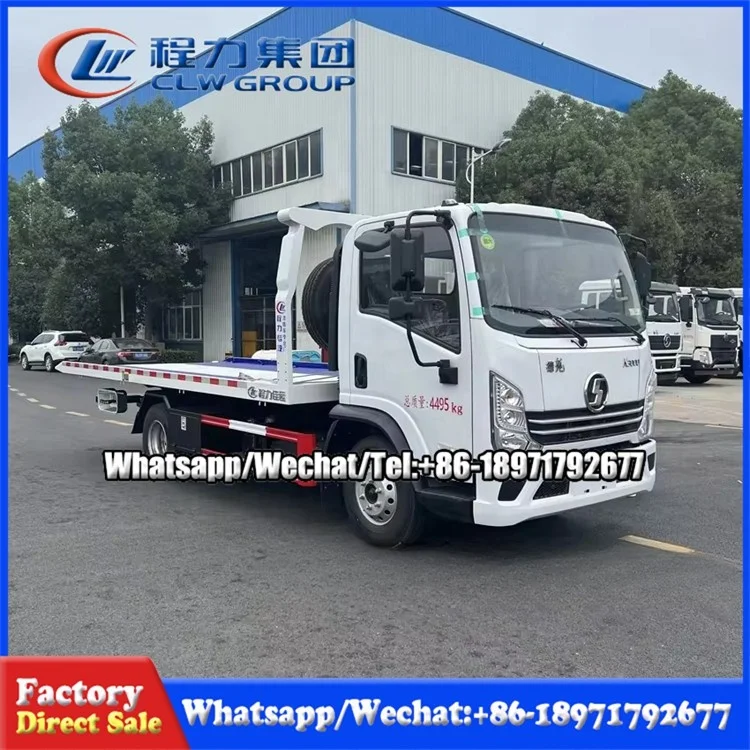 Factory Price Shacmann 4x2 Tow Truck Wrecker 3Ton 4 Ton 5 Ton 6 Ton for Sale for Sale