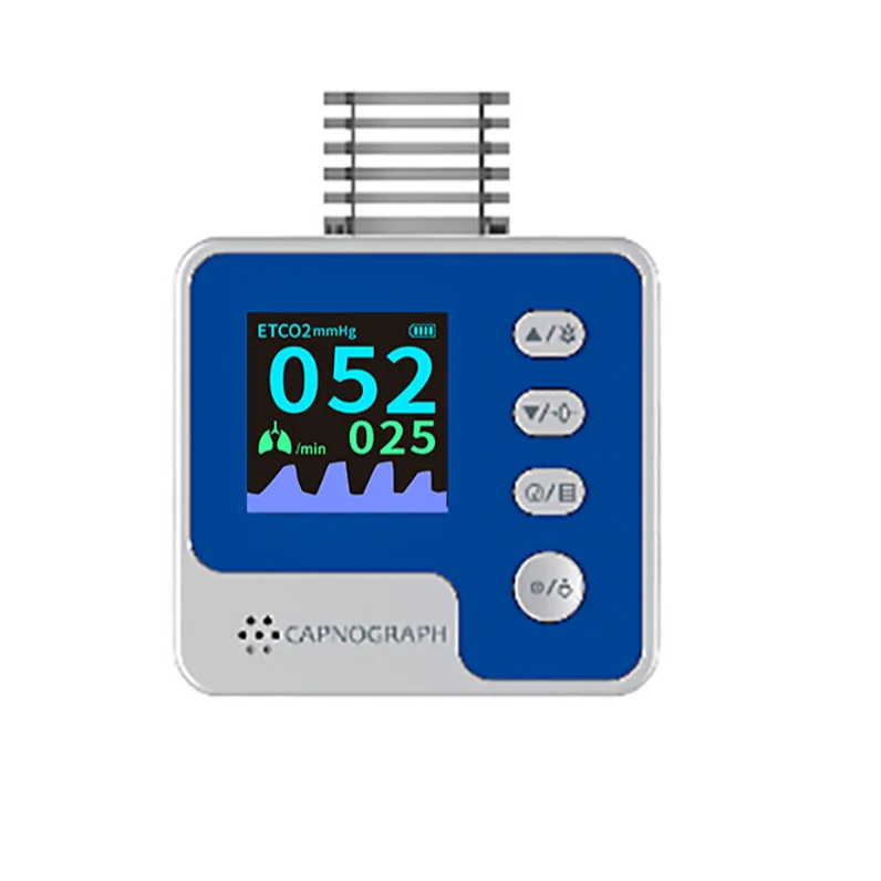 Veterinary Mainstream End-Tidal Carbon Dioxide Sampling Line with Circuit Adapter for Pet Capnography Monitoring ETCO2 Monitor